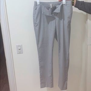 Gray work pants